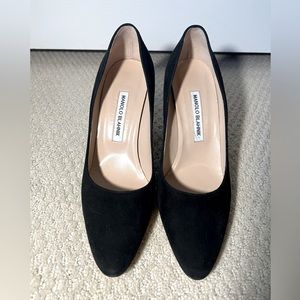 Manolo Blahnik black high heels size 9 (39)